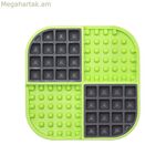 Շան կերակրիչ Lickimat Slomo կանաչ պոլիպրոպիլենային TPR