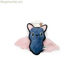 Փափուկ խաղալիք շների համար՝ Գլորիա, սև պոլիեսթեր, պոլիպրոպիլենային չղջիկ