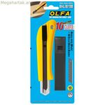 Կտրիչ Olfa BN-AL 18 X 0,5 մմ դեղին սև 18 մմ 10 հատ