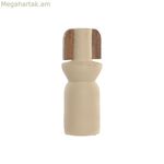 Ծաղկաման Home ESPRIT Շագանակագույն Բեժ Տերակոտա Մանգոյի փայտ