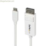 VGA մալուխ Startech CDP2DP2MBW սպիտակ 1.9 մ