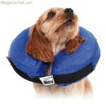 Շների համար նախատեսված վերականգնողական վզնոց KVP Kong Cloud Blue փչովի (33-46 սմ)