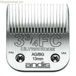 Սափրվելու համար նախատեսված սափրվելու շեղբեր Andis 3 3/4FC պողպատե քրոմապատ