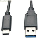 USB-C-ից USB ադապտեր Eaton U428-003-G2 սև 1,83 մ