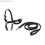 Կենդանիների համար նախատեսված ամրագոտի PetSafe Easy Walk սև Medianav (M)