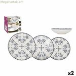 Ճաշի սպասքի հավաքածու La Mediterránea Tesa 12 հատ ճենապակյա (2 հատ)