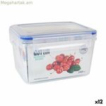 Հերմետիկ փակվող ճաշի տուփ Quttin L&F ուղղանկյուն 20 x 15 x 12 սմ (12 հատ)