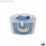 Սալաթի ցենտրիֆուգ Tontarelli Rucola պլաստիկ թափանցիկ 24,5 x 16 x 24,5 սմ (6 հատ)