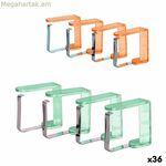 Սփռոցի սեղմակ 4,5 x 4,3 սմ (4 հատ) (36 հատ)