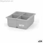 Սառցե խորանարդիկների կաղապար Quttin ճկուն սիլիկոնե 10,5 x 10,5 x 5 սմ (24 հատ)