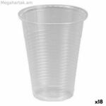 Բազմակի օգտագործման բաժակների հավաքածու Algon Transparent 50 հատ 200 մլ (18 հատ)