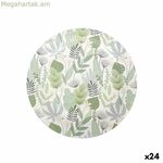 Ափսեների հավաքածու Algon միանգամյա օգտագործման ստվարաթղթե ծաղկային 3 հատ 28 սմ (24 հատ)