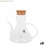 Cruet La Mediterránea Bell թափանցիկ սիլիկոնե բորոսիլիկատ ապակի 500 մլ (8 միավոր)