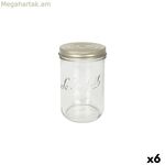 Jar Le Parfait Wiss Transparent Golden 500ml Hermetic (6 միավոր)