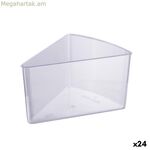 Բազմակի օգտագործման ամանների հավաքածու Algon թափանցիկ պլաստիկ 9 x 5,5 սմ 10 հատ (24 հատ)