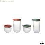 Լա Մեդիտեռանեա Էլզա ապակե պոլիպրոպիլենային լոգարաններ 4 հատ (6 հատ)