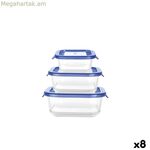 Ճաշի տուփերի հավաքածու Inde Soul 0,8 լիտր, 3 հատ (8 հատ)