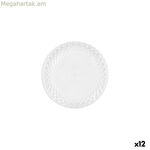 Դեսերտային ափսե La Mediterránea Diamond թափանցիկ ապակի Ø 18,5 սմ (12 հատ)