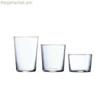 Luminarc Gorbea թափանցիկ ապակուց պատրաստված ակնոցների հավաքածու՝ 6 հատ (18 հատ)