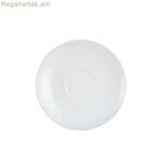 Ափսեների հավաքածու Arcoroc ռեստորանի սուրճի համար, սպիտակ, ապակե, 6 կտոր