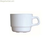 Գավաթների հավաքածու Arcoroc ռեստորանի սպիտակ ապակե, 190 մլ, 12 հատ