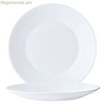 Ափսեների հավաքածու Arcoroc ռեստորանի հաց սպիտակ ապակե 6 միավոր (155 մլ)