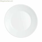 Ափսեների հավաքածու Arcoroc ռեստորանի համար՝ սպիտակ ապակի (Ø 23,5 սմ) (6 հատ)