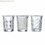 Ակնոցների հավաքածու Arcoroc New York թափանցիկ ապակի 34 մլ 6 հատ