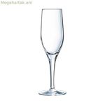 Շամպայնի բաժակ՝ «Շեֆ և սոմելյե» թափանցիկ ապակի (19 սմ)