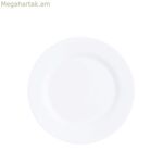 Ափսեների հավաքածու Arcoroc Intensity White 6 միավոր ապակի 25,5 սմ