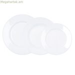 Սեղանի սպասք Luminarc Plumi բազմագույն ապակի, 18 հատ