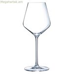 Գինու բաժակ Cristal d'Arques Paris Ultime թափանցիկ ապակի 380 մլ (4 հատ)