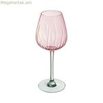 Գինու բաժակ Cristal d'Arques Paris Swirly Spring Pink Glass 470 մլ (4 հատ)