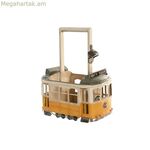 Շշերի դարակ Home ESPRIT դեղին սպիտակ 28 X 17 X 37 սմ