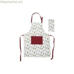 Գոգնոց Home ESPRIT Սպիտակ Կարմիր Կանաչ Բեժ 60 x 0,2 x 80 սմ (2 հատ)