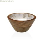 Խորտիկի աման Versa Բամբուկե ճենապակյա մանգոյի փայտից 13 x 7 x 13 սմ