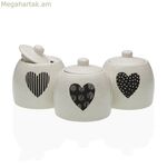 Շաքարաման Versa Nathalie Stoneware 6,9 x 8,9 x 6,9 սմ Սիրտ