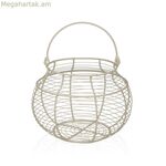 Ձվի բաժակ Versa սպիտակ մետաղական պողպատ 23 x 17,5 x 23 սմ