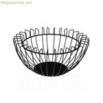 Մրգաման Versa սև մետաղական պողպատե 26 x 12 x 26 սմ