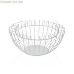 Մրգաման Versa սպիտակ մետաղական պողպատ 26 x 12 x 26 սմ