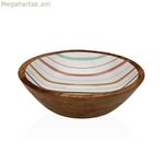 Սալաթի աման Versa Flint մանգոյի փայտից 24 x 7 x 24 սմ