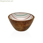 Թաս Versa Flint Mango փայտից 13 x 7 x 13 սմ