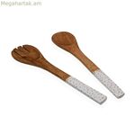 Խոհանոցային պարագաների հավաքածու Versa Speckle Mango փայտից 6 x 1 x 30 սմ