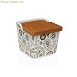 Աղաման կափարիչով Versa Glob կերամիկական 8,8 x 8,5 x 8,8 սմ