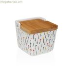 Աղաման կափարիչով Versa Blume կերամիկական 8,8 x 8,5 x 8,8 սմ