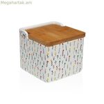 Աղաման կափարիչով Versa Blume կերամիկական 12,2 x 11,5 x 12,2 սմ