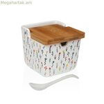 Շաքարաման Versa Blume կերամիկական 8,8 x 8,5 x 8,8 սմ