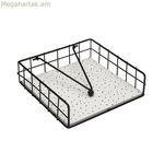 Անձեռոցիկի պահոց Versa SPECKLE պողպատե MDF փայտե 18 x 7 x 18 սմ