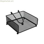 Անձեռոցիկի պահոց Versa սև պողպատե երկաթ 17,5 X 9 X 18 սմ