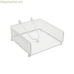 Անձեռոցիկի պահոց Versa սպիտակ պողպատե երկաթ 17,5 X 9 X 18 սմ